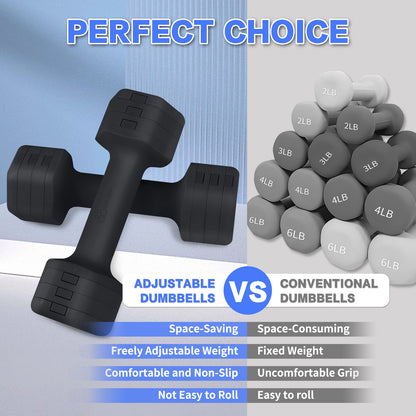 Adjustable Dumbbells Set